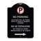 Signmission Violators Will Be Towed Away at Vehicle Owners Expense No Se Estacione Su Vehiculo, BS-1824-22736 A-DES-BS-1824-22736 - alternate 1